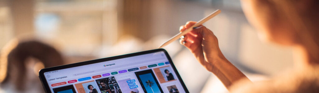 Tablet with a pen